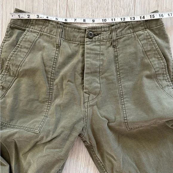 Imogene + Willie Blake Military Trouser in olive - Picture 12 of 15